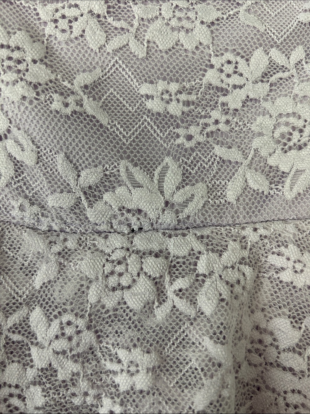 Lavender Lilac Lace Ruched Ruffle Skort - Picture 5 of 5